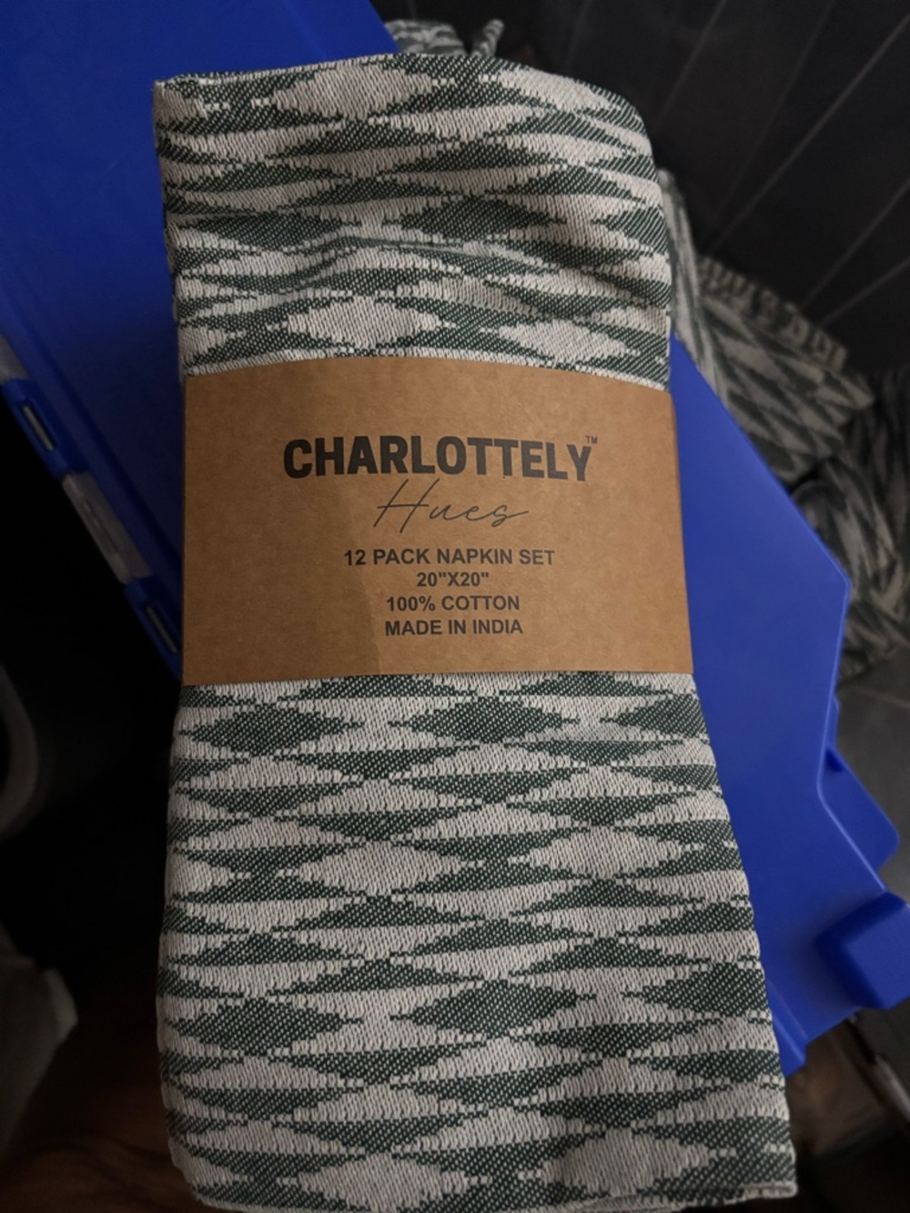 CharlottelyHues  Set of 12 Cloth 100% Cotton 20x20 inch Dinner Napkin